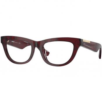 Burberry BE2406U 4115 Women’s Eyeglasses Red Size 50 - Blue Light Block Available