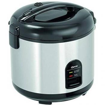 Cocedor de Arroz Bartscher 1,8L - 2-10 Personas - 700W con Vaporera Antiadherente