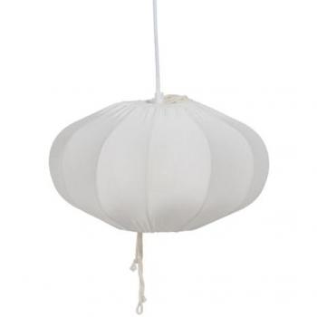 Lámpara de Techo Algodón Blanco 220-240 V E27 Ø 30x17 cm - Originalidad y Diseño Moderno