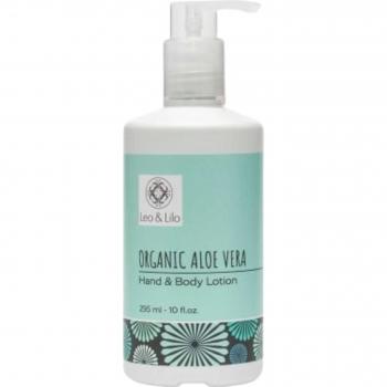 Loción Hidratante Orgánica de Aloe Vera para Manos y Cuerpo, 295 ml