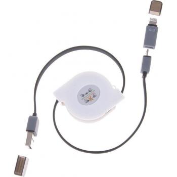 Cable enrollable 2 en 1 DAM