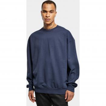 Urban Classics Men's Heavy Terry Garment Dye Crewneck Sweatshirt, Dark Blue, Size L