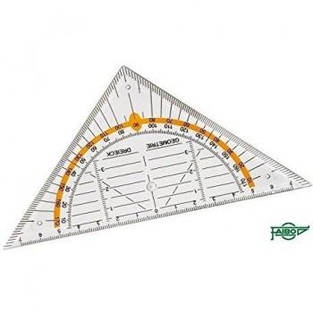 Faibo Escuadras geométricas (geo) (16 cm