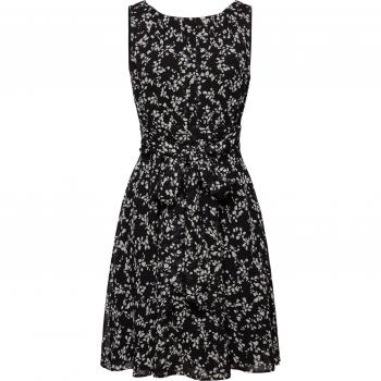 Vestido Esprit Collection estampado midi plisado sin mangas