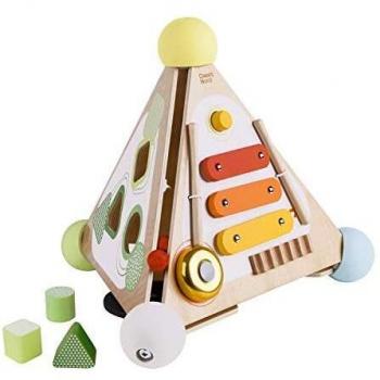 Piramide de Actividades de Madera 4 en 1 Classic World