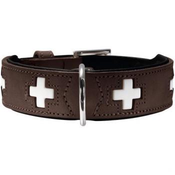 Collar Hunter Swiss para Perros T-47 en Elegante Diseño Marrón y Negro