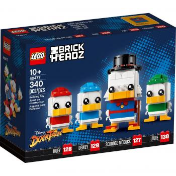 Lego BrickHeadz Pato Dagobert, Mercurio, Kwek y Quack 40477