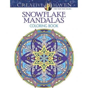 Snowflake Mandalas Coloring Book by Marty Noble - Creative Haven Series
