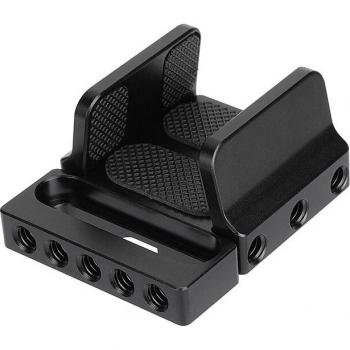 Soporte de abrazadera HDRIG para Samsung T5 SSD con protector de micro abrazadera y cable HDMI ajustable