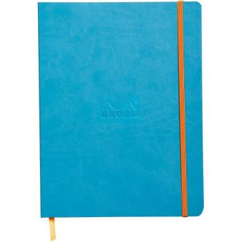 Cuaderno B5 de tapa blanda Rhodia 117557C - Dot (puntado) - 19x25 cm - Turquesa