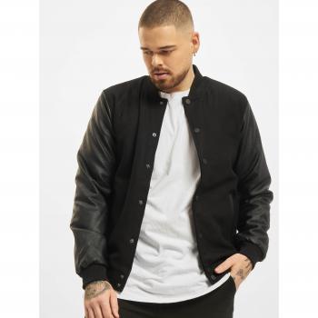 Urban Classics Oldschool College Jacket Black L