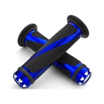 jilesm Universal Motocicleta mango Grips manillar – azul