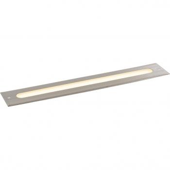 Foco de suelo moderno Eline 50 cm con LED IP65, Aluminio/Acero Rectangular, incluye LED Max. 1 x 20 Watt