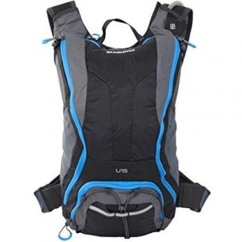 Shimano Unzen II - Mochila bicicleta - 15 L azul/negro 2016
