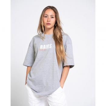 CAMISETA OVERSIZE Gris Estampado DOBLE TWENTY THREE