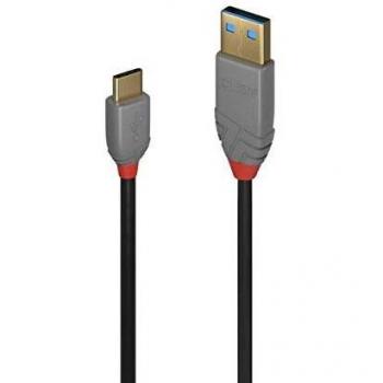 Cable USB 0.5m Tipo A a Tipo C USB 2.0 - Negro