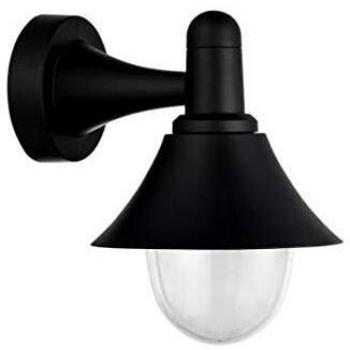 Aplique Exterior Mentol 1luz Negro Ip44 Fabrilamp