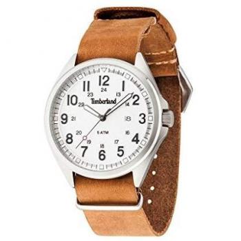 Timberland Mens Analogue Quartz Watch with Leather Strap 4895148669099