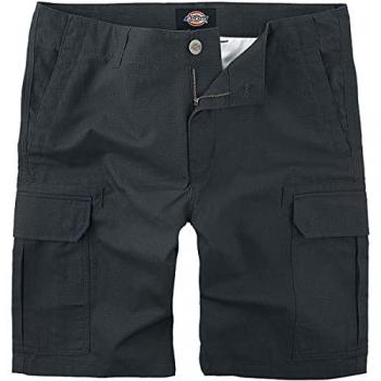 Pantalones Cortos Dickies Millerville para Hombre en Negro Regular, Talla 28W