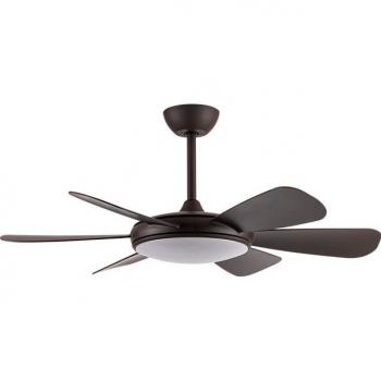 Ventilador de Techo Oriel 72W con luz Fabrilamp - Color Marrón