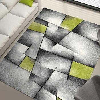 Chic Orange Alfombra Brillance/Modern Gris/Verde 120 x 170 cm