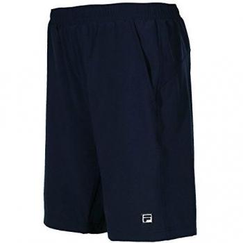 Fila Santana - Pantalones Cortos para Hombre, Color Azul Oscuro, Blanco, Talla XXL