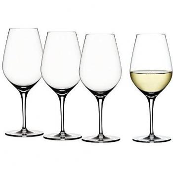 Set de 4 copas de vino blanco Spiegelau Authentis 420 ml, cristal, aptas para lavavajillas