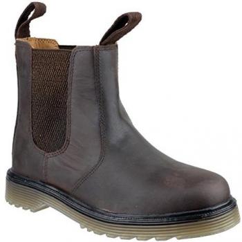 Amblers Men's Brown Leather Chelmsford Dealer Boots