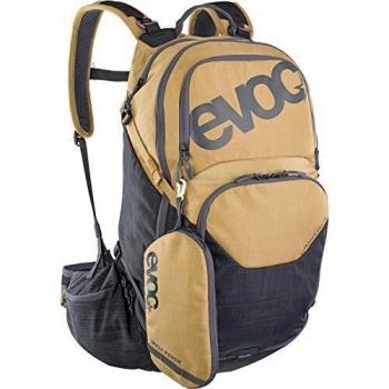 Mochila Evoc Explorer Pro 30L - Oro/Gris Carbón, Rendimiento y Capacidad de 30 Litros