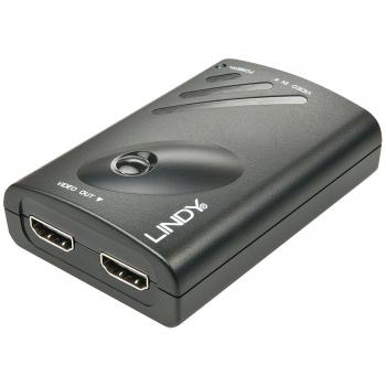 LINDY 2 Port DisplayPort to HDMI Splitter with Expander-view