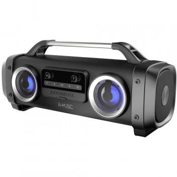 Altavoz Portátil R-Music PLAYBOX Bluetooth Negro con Batería de 6 horas