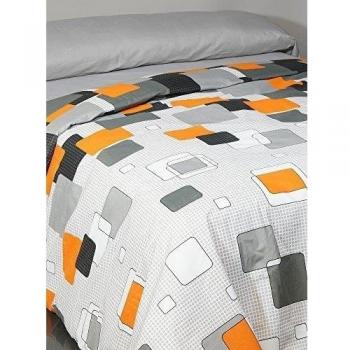 Casa Campo Juego De Funda Nórdica Opal Gris/Naranja Cama 135