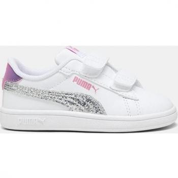 Puma Smash 3.0 Star Glo Blanco Zapatillas Casual de Bebé Niña