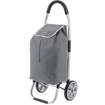 Metaltex Carro de Compra Plegable, Gris, 45 litros