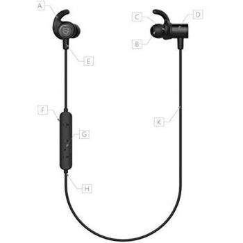 Auriculares Bluetooth 5.0 SoundPEATS Force Pro Audífonos Dual Drivers In-Ear de Cuello Auriculares Inalámbricos Magnéticos Neckband de Contorno Cascos Deportivos con Micrófono