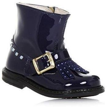 TWIN-SET - Botín de charol azul, del diseño único del Made in Italy de la alta calidad, Niña, Niñas-20