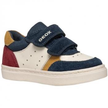 Zapatillas para Niños Geox Nashik Azul Marino/Beige