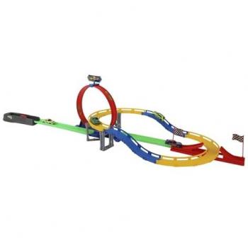 Pista de Carreras Well Home 130x38x38cm con Coches