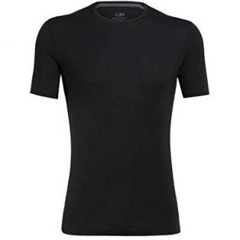 Icebreaker Men's Anatomica Short Sleeve Merino Crew T-Shirt - Black