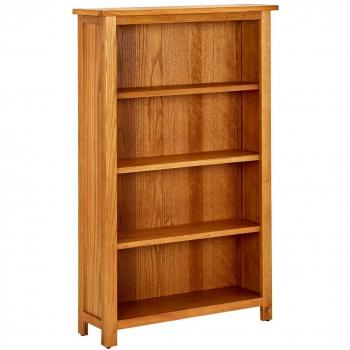 Estantería de 6 niveles de madera maciza de roble, dimensiones 70x22.5x82 cm, 80x22.5x180 cm, 90x22.5x200 cm, mueble de almacen