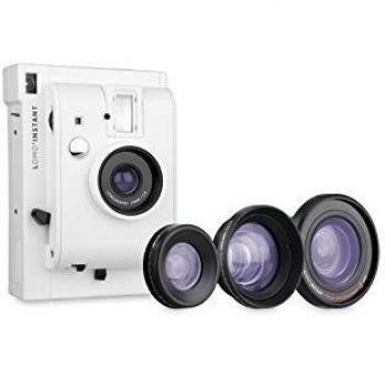 Lomo'Instant Camera with 3 Lens Kit - White