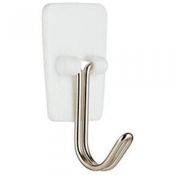 Gancho Adhesivo Metálico Medium Command™ - 2 Piezas - Blanco - Soporta 1.3 kg