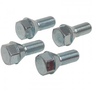 las 10720 Rueda Tornillo Cono, 4 unidades, M, 12 x 1.5