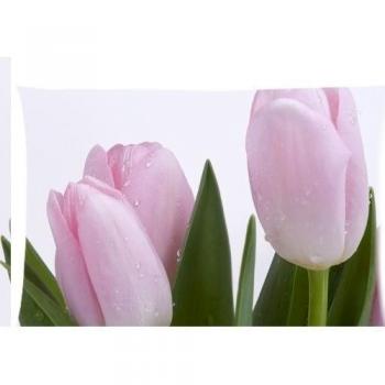 Capullos de rosa con cremallera fundas de almohada cubierta 20 x 30 pulgadas
