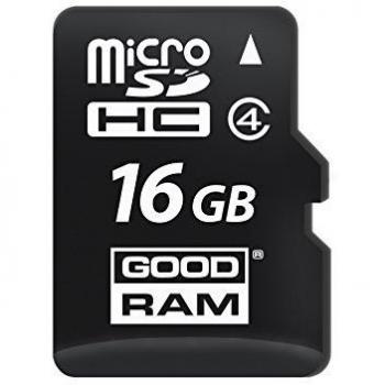 Goodram SDU16GHCGRR10 - Tarjeta de memoria micro SDHC de 16 Gb, clase 4