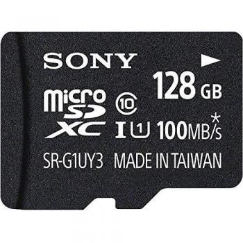 Sony SRG1UYA MicroSDXC Clase 10 Memoria Flash de 128GB con Adaptador