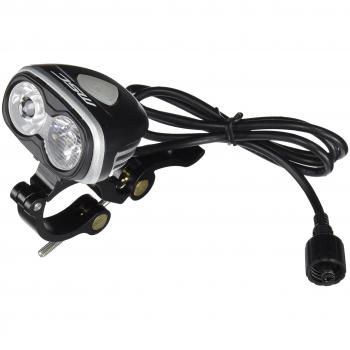 MSC Bikes Light 2F Luz Frontal para Bicicleta, Negro