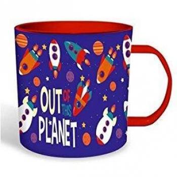 KIDS Taza plastico de Colección out Planet Tazas de desayuno, No Aplica
