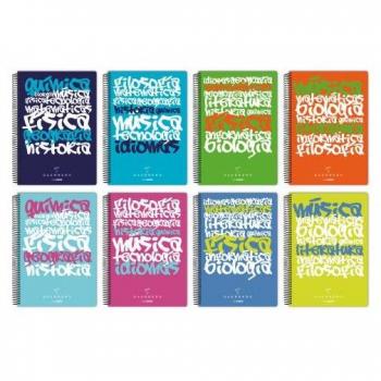 Cuaderno Polipropileno Uniclasic Folio 80 Hojas 90gr. 1 Línea Colores Surtidos Guerrero 88423298