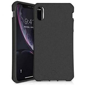 Funda Reforzada ItsKins Feronia Bio para iPhone XR, Color Negro